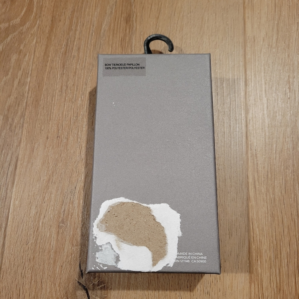 Van Heusen Adjustable Blue Striped Bow Tie New - Picture 5 of 5